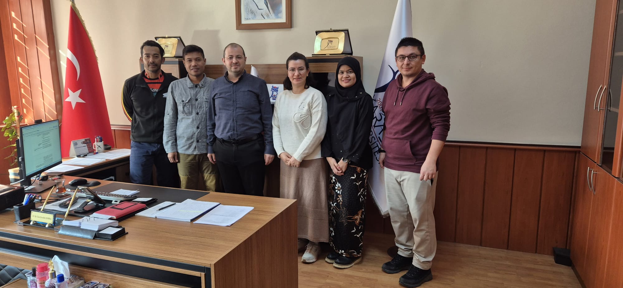 TÜBİTAK 2221 kapsamında UUM akademisyenlerinin yüksekokul ziyareti